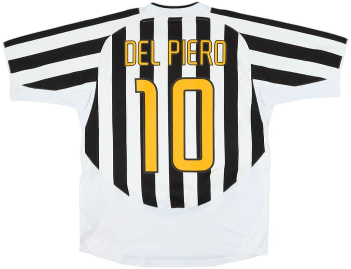 2003-04 Juventus Home Shirt Del Piero #10 - 6/10 - (L)