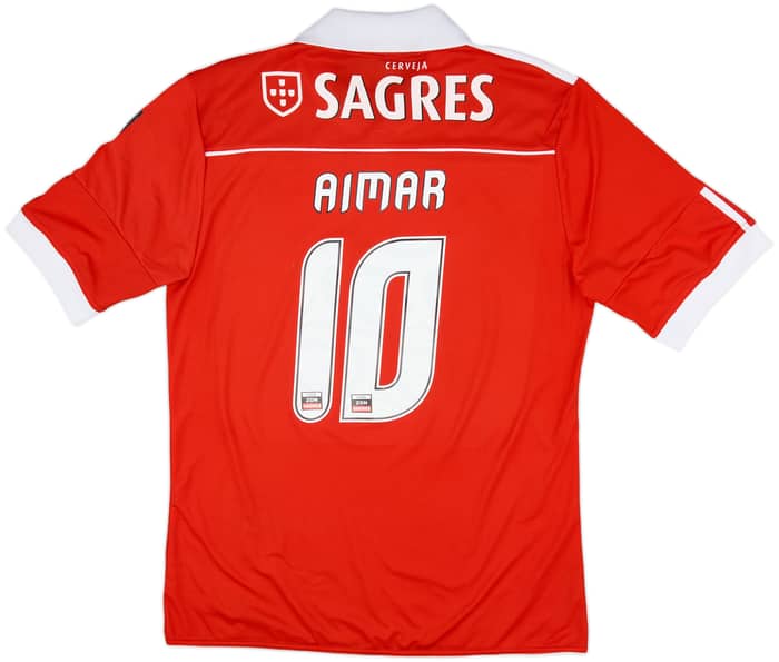 2010-11 Benfica Home Shirt Aimar #10 - 7/10 - (XL)