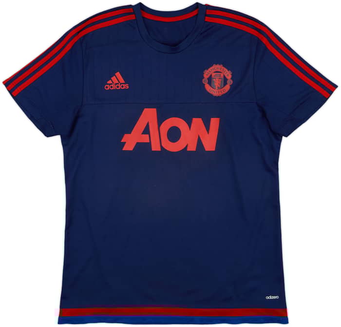 2015-16 Manchester United adizero Training Shirt - 8/10 - (L)