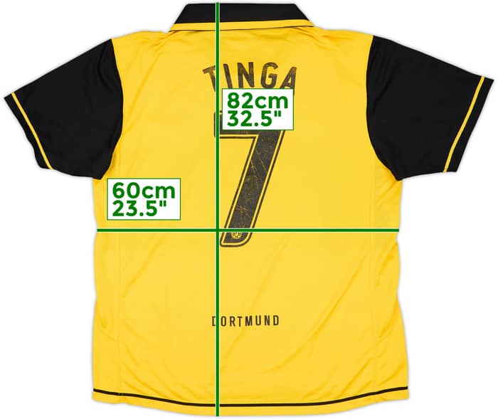 2007-08 Borussia Dortmund Home Shirt Tinga #7 - 6/10 - (XL)