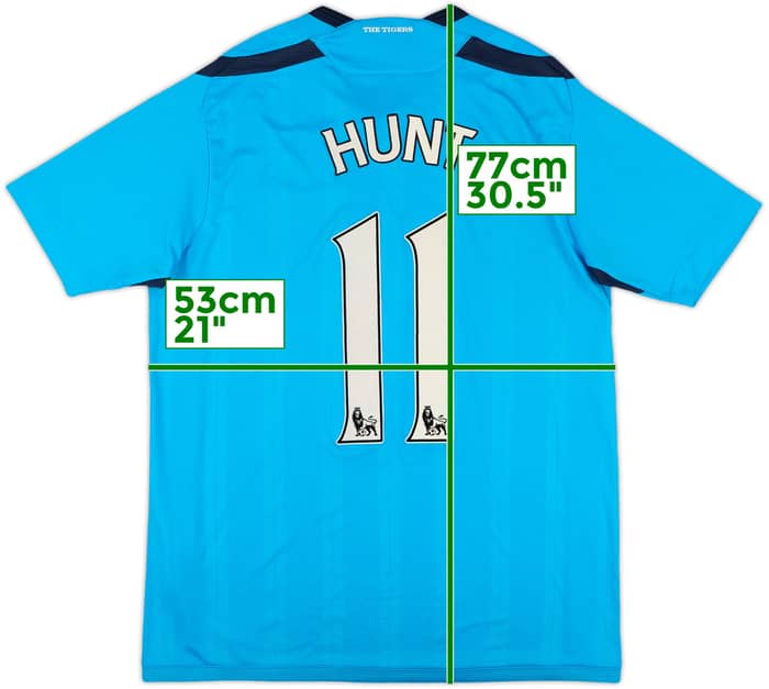 2009-10 Hull City Away Shirt Hunt #11 - 7/10 - (M)