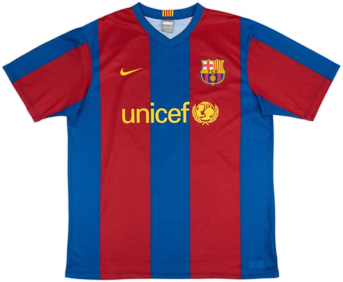 2006-07 Barcelona Basic Camiseta Local Messi #19 - 10/10 - (L)