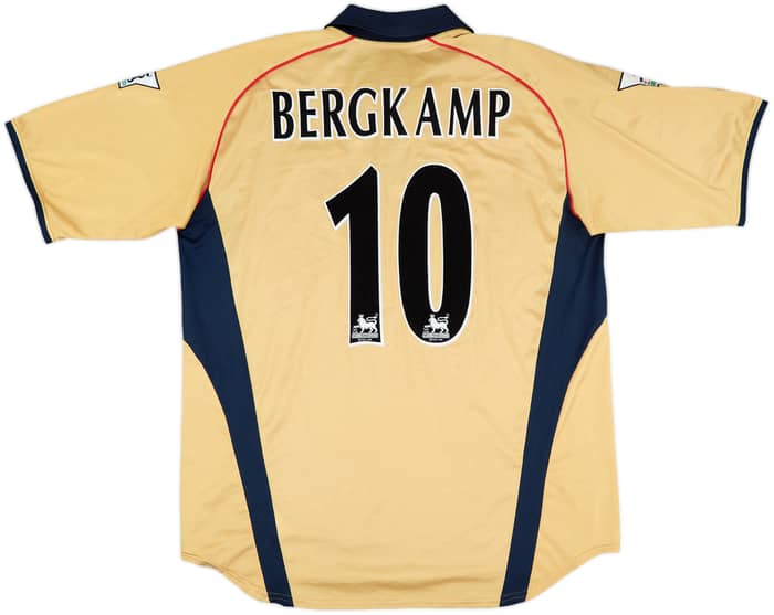 2001-02 Arsenal Away Shirt Bergkamp #10 - 8/10 - (XXL)