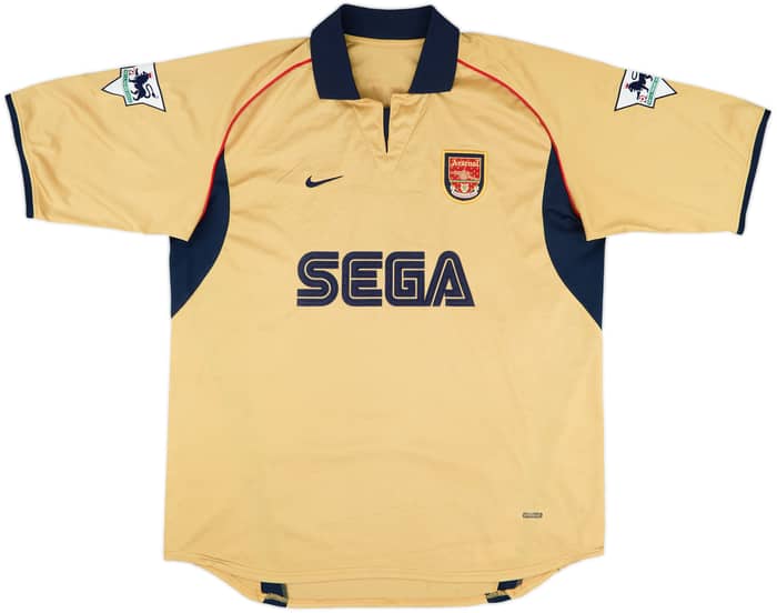 2001-02 Arsenal Away Shirt Bergkamp #10 - 8/10 - (XXL)