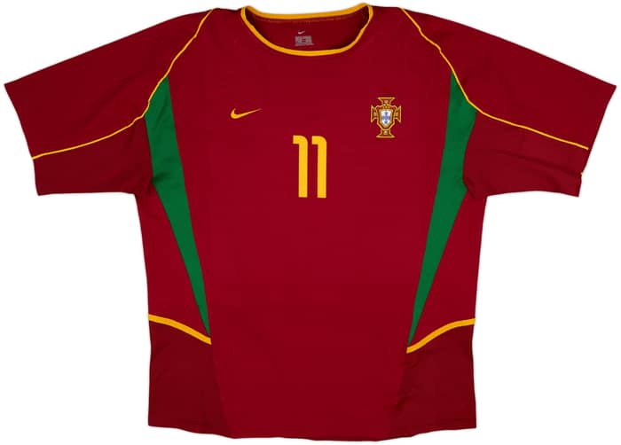 2002-04 Portugal Home Shirt C.Ronaldo #11 - 8/10 - (XL)