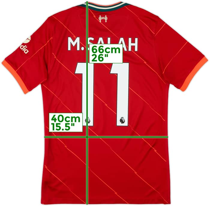 2021-22 Liverpool Home Shirt M.Salah #11 - 6/10 - (S)
