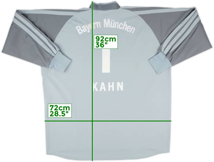 2001-02 Bayern Munich GK Shirt Kahn #1 - 8/10 - (XXL)