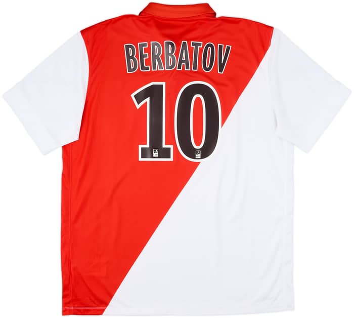 2014-15 Monaco Home Shirt Berbatov #10 - 8/10 - (XL)