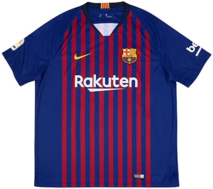 2018-19 Barcelona Camiseta Local Messi #10 - 10/10 - (XL)
