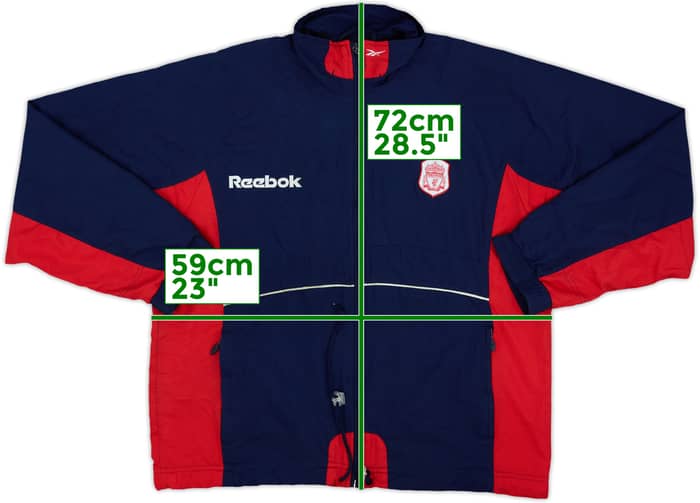 2000-02 Liverpool Reebok Track Jacket - 9/10 - (XS)