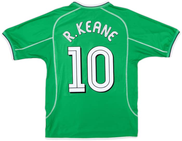 2002-03 Ireland Home Shirt R.Keane #10 - 8/10 - (M)