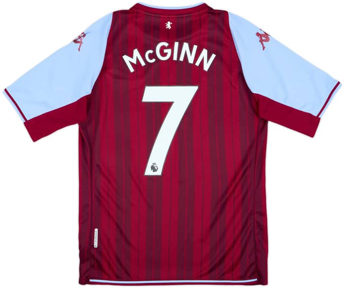2021-22 Aston Villa Home Shirt McGinn #7 - 6/10 - (M)