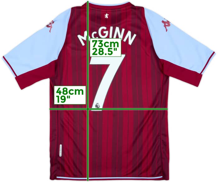 2021-22 Aston Villa Home Shirt McGinn #7 - 6/10 - (M)