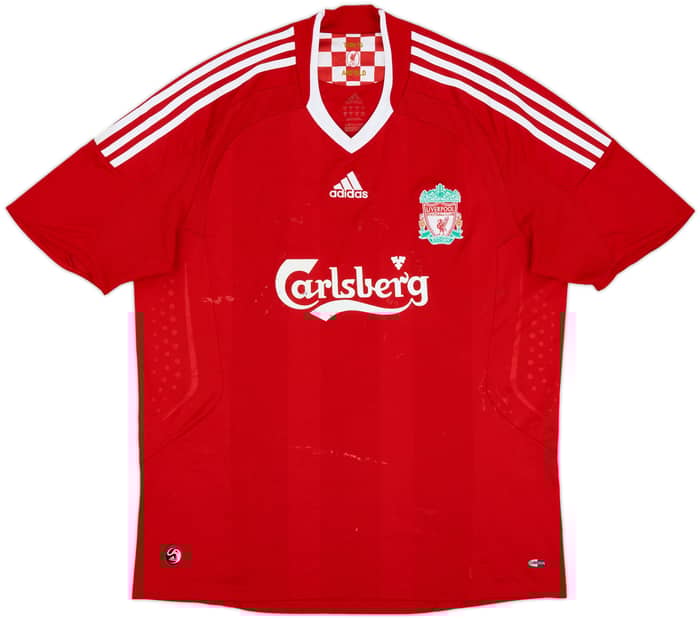 2008-10 Liverpool Home Shirt Kyrgiakos #16 - 5/10 - (XL)
