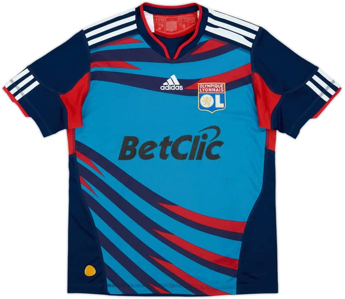 Camiseta de la tercera equipación del Lyon 2010-11 - 5/10 - (Niños XL)