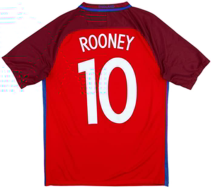 2016-17 England Away Shirt Rooney #10 - 7/10 - (M)