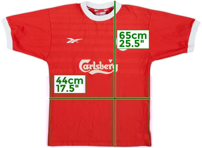 1998-00 Liverpool Home Shirt - 6/10 - (XL.Boys)