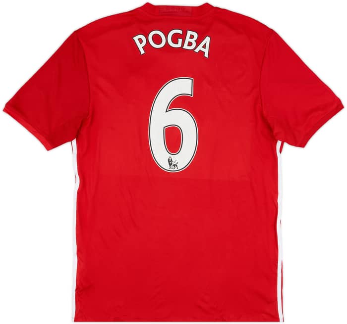 2016-17 Manchester United Home Shirt Pogba #6 - 5/10 - (M)