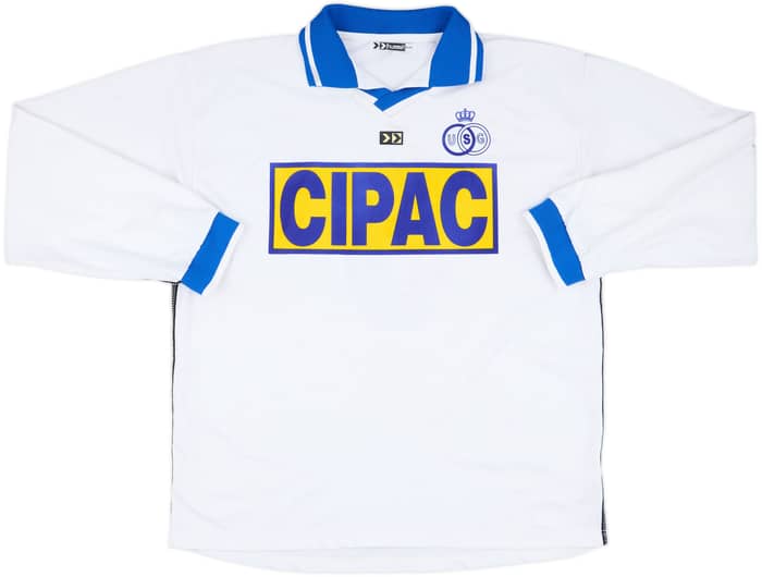 1999-01 Royale Union Saint-Gilloise Match Issue Away L/S Shirt #5