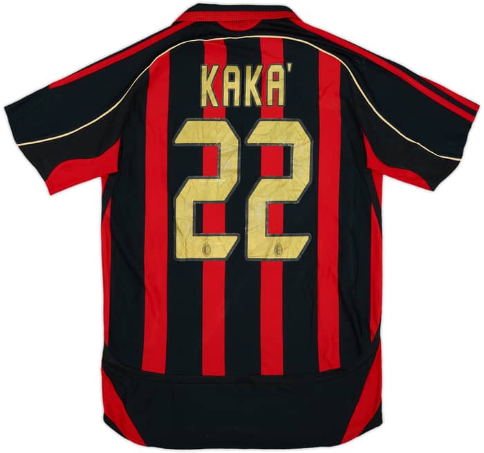 2006-07 AC Milan Home Shirt Kaka #22 - 4/10 - (S)