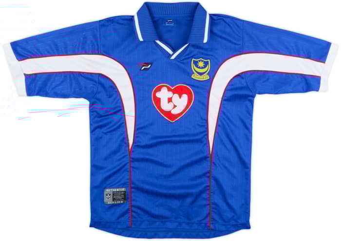 2002-03 Portsmouth Home Shirt - 7/10 - (S)