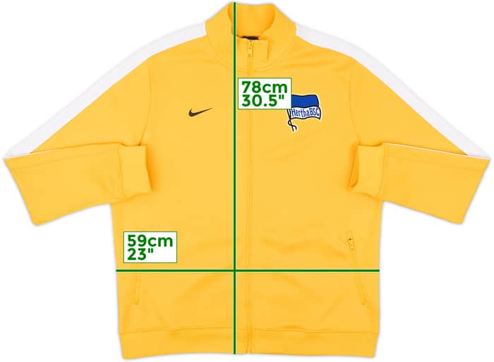 2013-14 Hertha Berlin Nike Track Jacket - 7/10 - (XL)