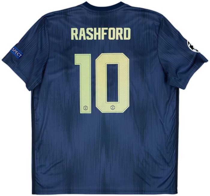 2018-19 Manchester United Third Shirt Rashford #10 - 9/10 - (XXL)