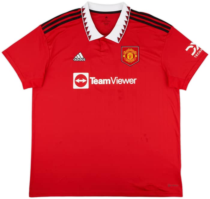 2022-23 Manchester United Home Shirt Sancho #25 - 7/10 - (XXL)