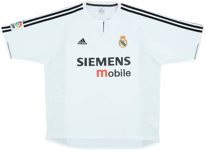 2003-04 Real Madrid Home Shirt Zidane #5 - 6/10 - (XL)