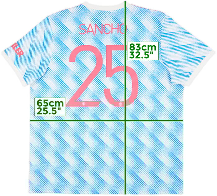 2021-22 Manchester United Away Shirt Sancho #25 - 10/10 - (XXL)