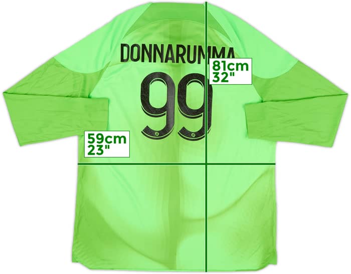 2022-23 Paris Saint-Germain GK Shirt Donnarumma #99 - 9/10 - (XL)