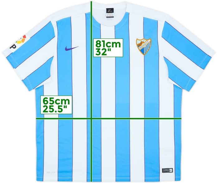 2015-16 Malaga Home Shirt - 9/10 - (XXL)