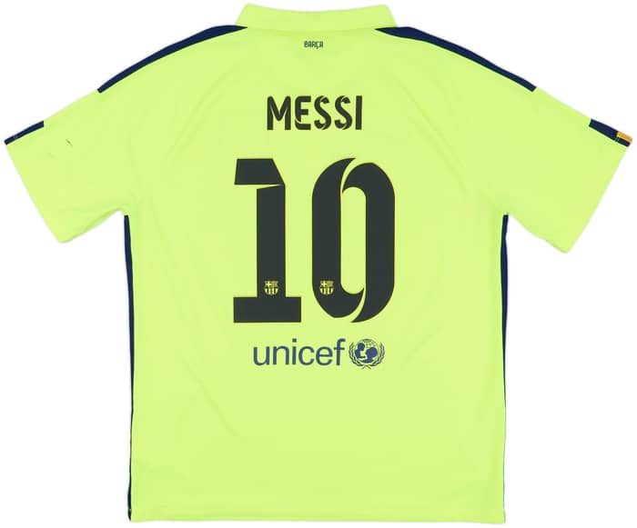 2014-15 Barcelona Third Shirt Messi #10 - 7/10 - (XL)