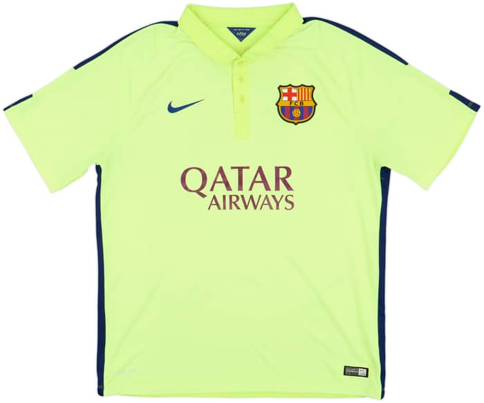 2014-15 Barcelona Third Shirt Messi #10 - 7/10 - (XL)