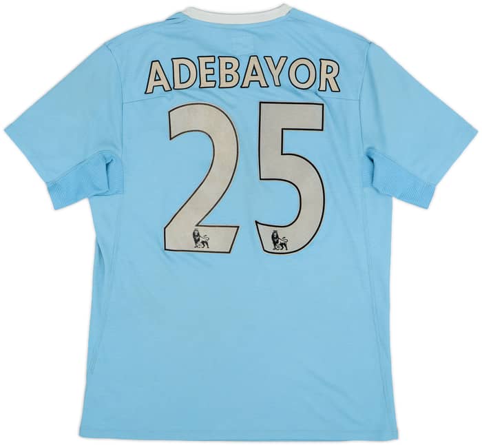 2009-10 Manchester City Home Shirt Adebayor #25 - 5/10 - (M)