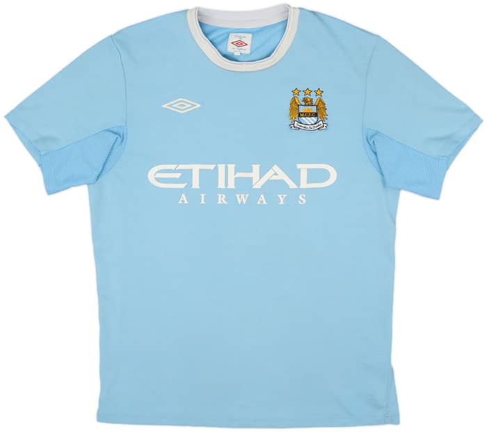 2009-10 Manchester City Home Shirt Adebayor #25 - 5/10 - (M)