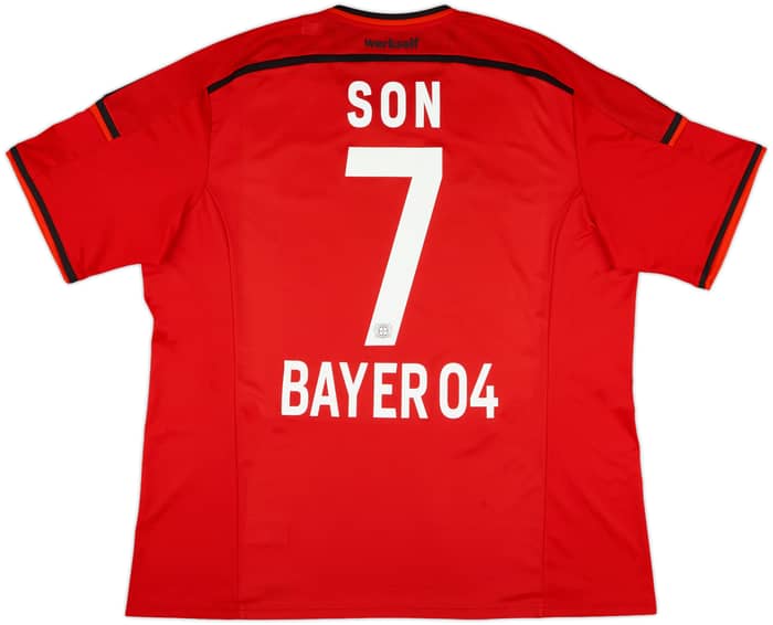 2015-16 Bayer Leverkusen Home Shirt Son #7 - 8/10 - (XXL)
