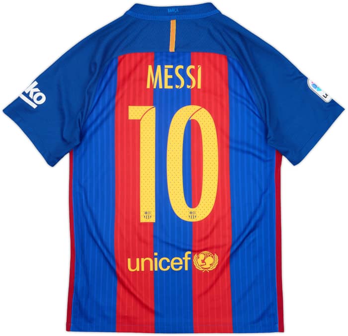 2016-17 Barcelona Home Shirt Messi #10 - 8/10 - (S)