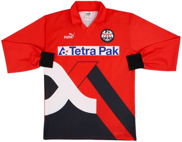 1993-94 Eintracht Frankfurt Home L/S Shirt - 8/10 - (M)