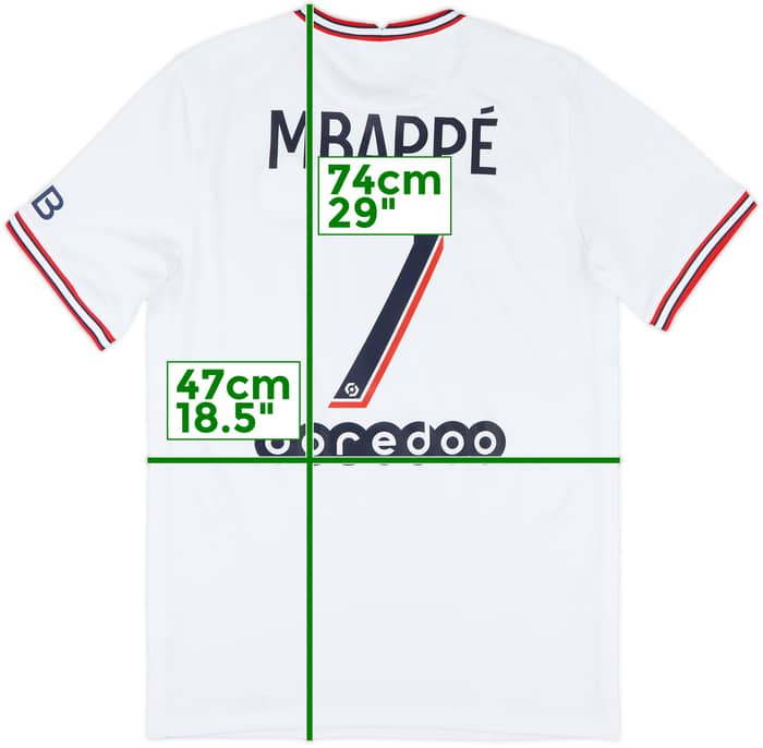 2021-22 Paris Saint-Germain Fourth Shirt Mbappe #7 - 10/10 - (S)