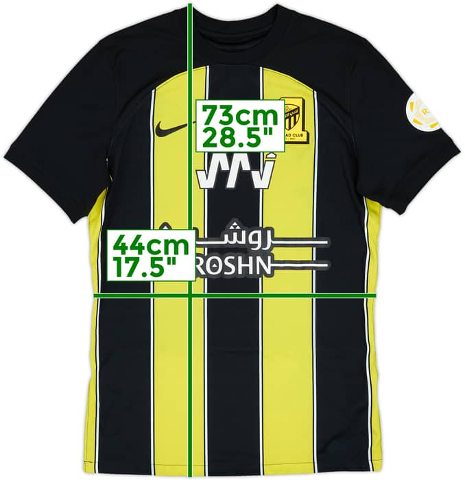 2023-24 Al-Ittihad Home Shirt - 8/10 - (M)