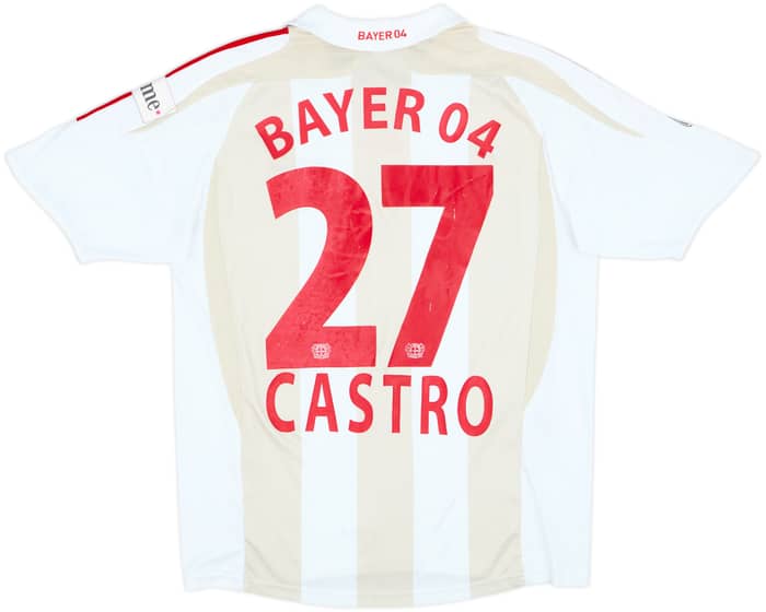 2007-09 Bayer Leverkusen Away Shirt Castro #27 - 6/10 - (XL.Boys)