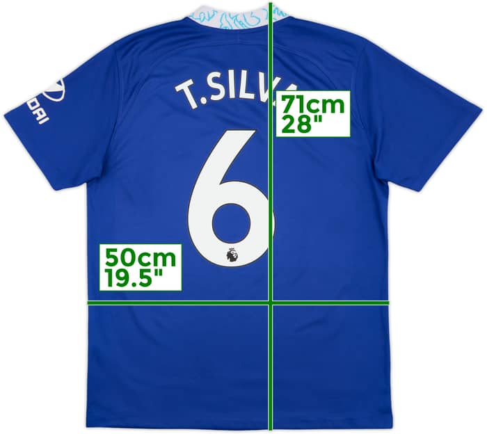 2022-23 Chelsea Home Shirt T.Silva #6 - 6/10 - (M)