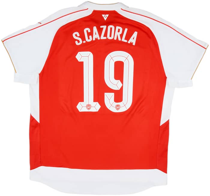 2015-16 Arsenal Home Shirt S.Cazorla #19 - 6/10 - (XXL)