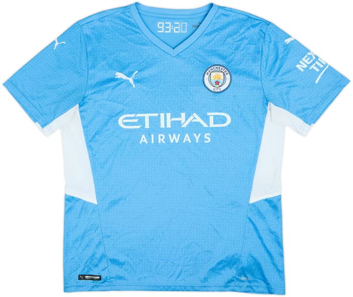 2021-22 Manchester City Home Shirt De Bruyne #17 - 4/10 - (L)