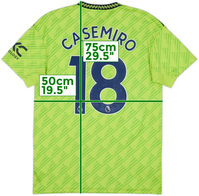 2022-23 Manchester United Third Shirt Casemiro #18 - 10/10 - (M)