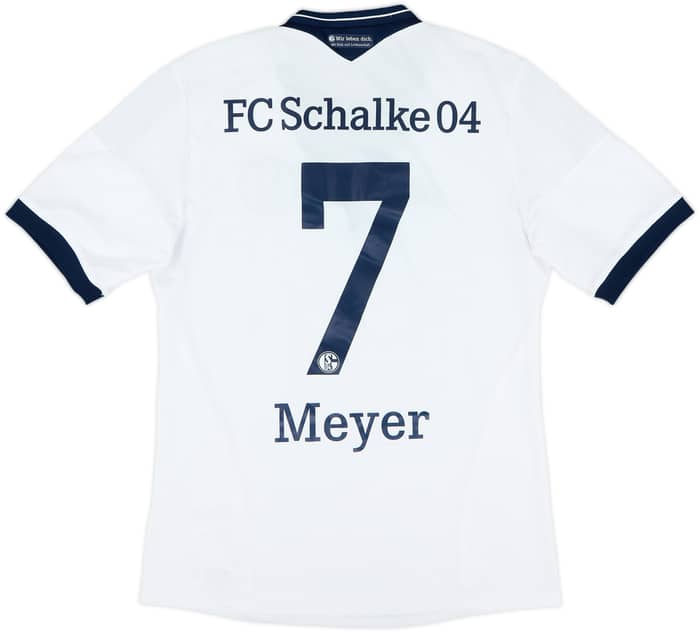 2013-15 Schalke Away Shirt Meyer #7 - 8/10 - (S)
