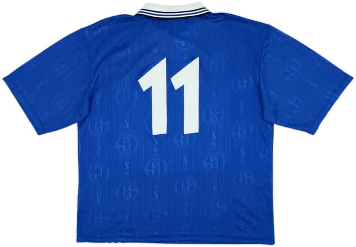 1996-97 Schalke Home Shirt #11 - 7/10 - (XL)