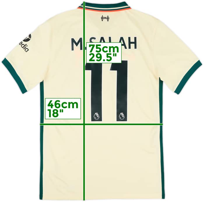 2021-22 Liverpool Away Shirt M.Salah #11 - 8/10 - (S)