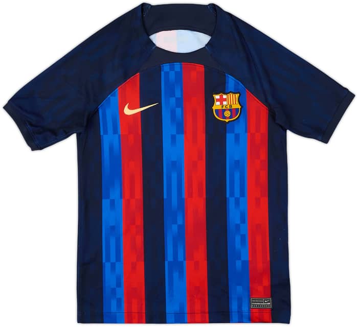 2022-23 Barcelona Home Shirt Raphinha #22 - 9/10 - (M.Boys)